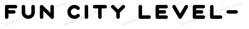 Fun City Level字体转换
